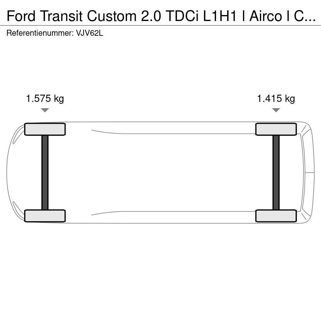 Ford Transit Custom 2.0 TDCi L1H1 l Airco l Cruise Cont Box body