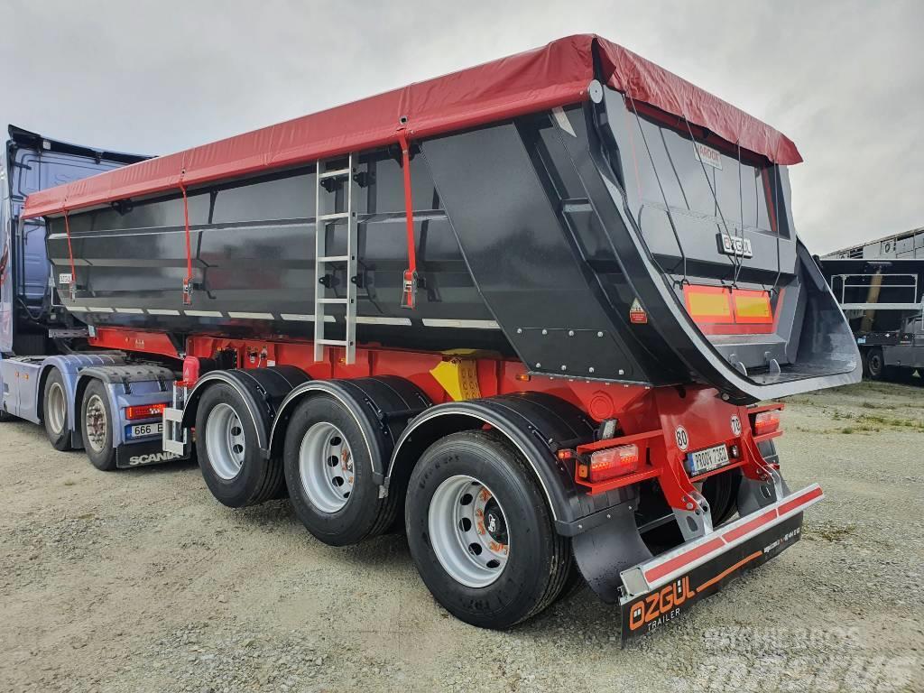 Özgül Trayler AT5A10 3axl double wheels 28cbm Tipper semi-trailers