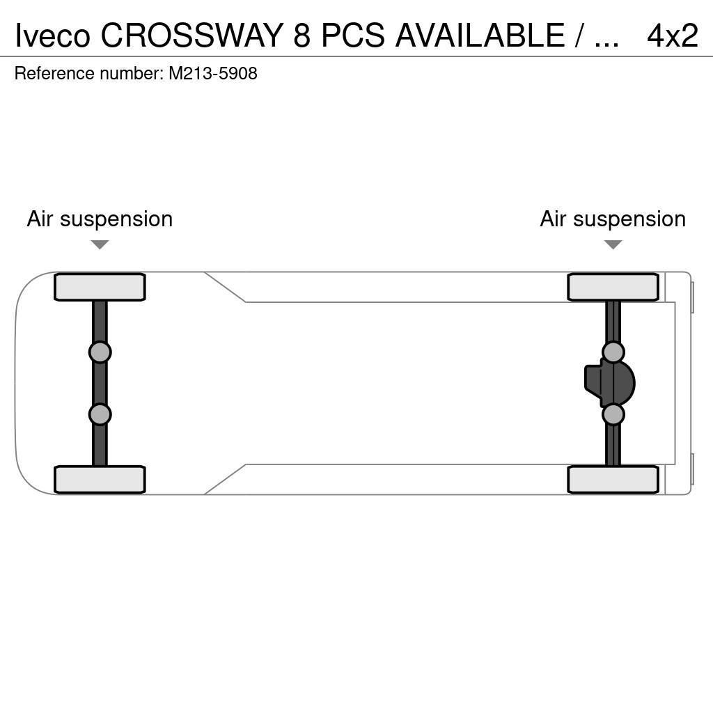 Iveco CROSSWAY 8 PCS AVAILABLE / EURO EEV / 44 SEATS + 3 Intercity buses
