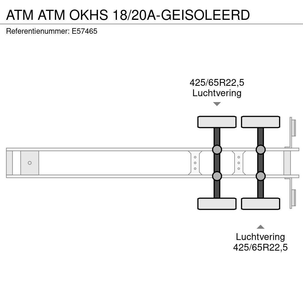 ATM OKHS 18/20A-GEISOLEERD Tipper semi-trailers