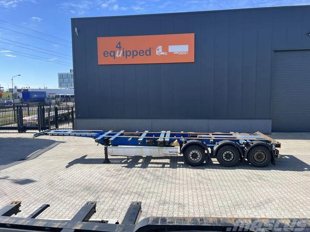 Krone 45FT HC, SAF DISC (INTRADISC), extendable front+ r Containerframe semi-trailers