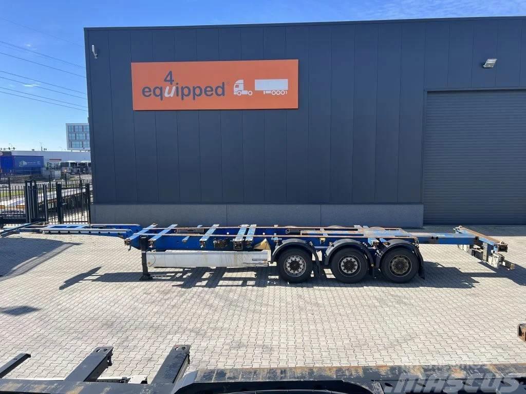 Krone 45FT HC, SAF DISC (INTRADISC), extendable front+ r Containerframe semi-trailers