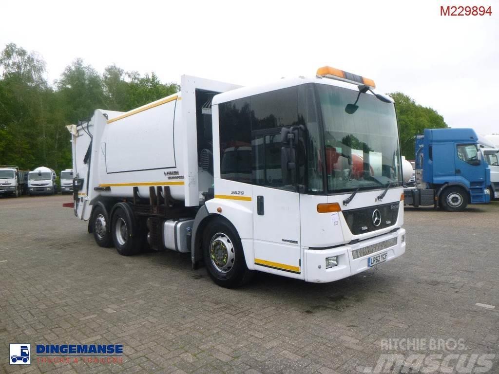 Mercedes-Benz Econic 2629 6x2 RHD Faun Variopress refuse truck Waste trucks