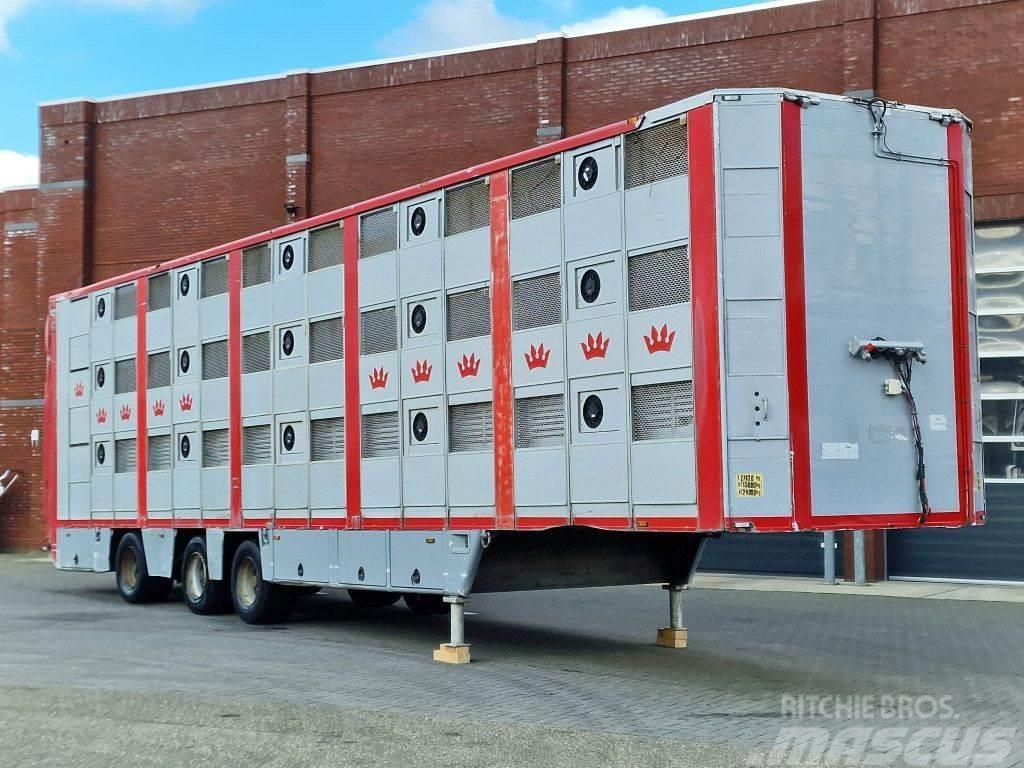  CUPPERS 3 deck livestock trailer - Water & Ventila Animal transport semi-trailers