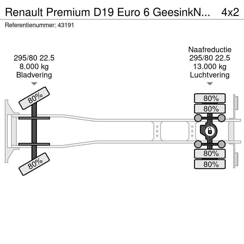 Renault Premium D19 Euro 6 GeesinkNorba MF 300, 16m³ Waste trucks