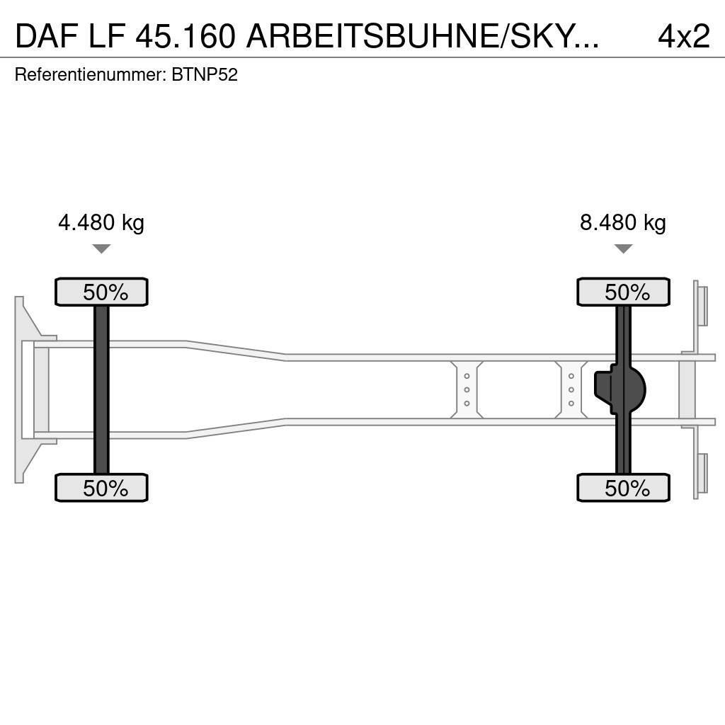 DAF LF 45.160 ARBEITSBUHNE/SKYWORKER/HOOGWERKER!!EURO4 Truck & Van mounted aerial platforms