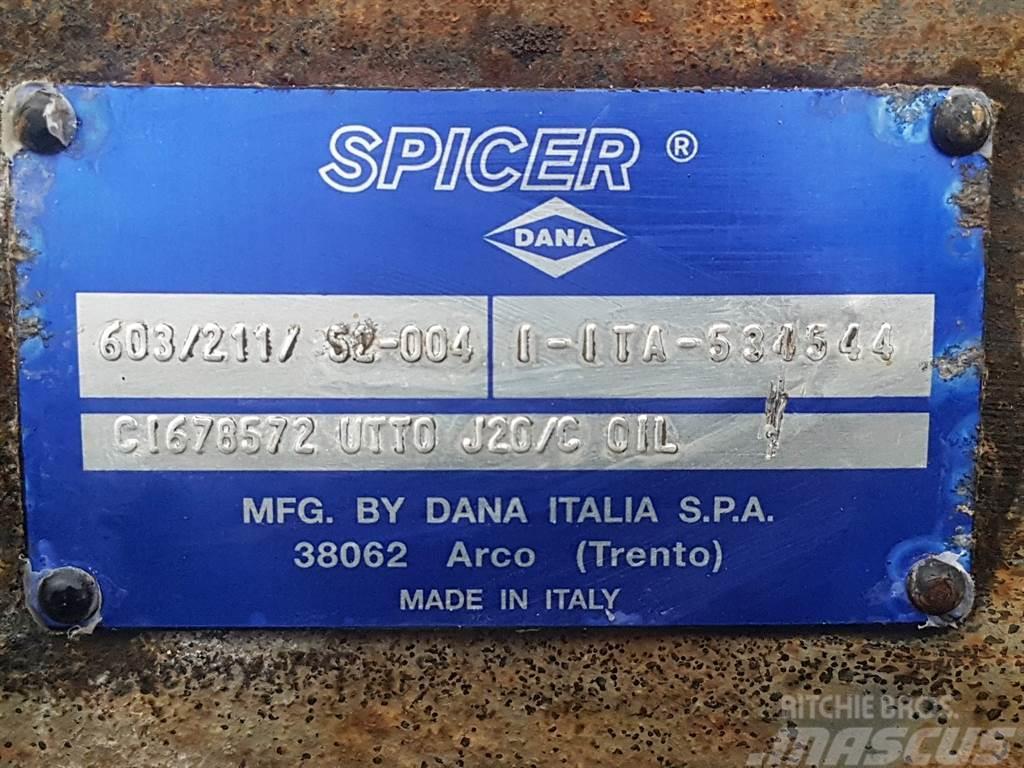 Manitou 180ATJ-Spicer Dana 603/211/52-004-Axle/Achse/As Axles