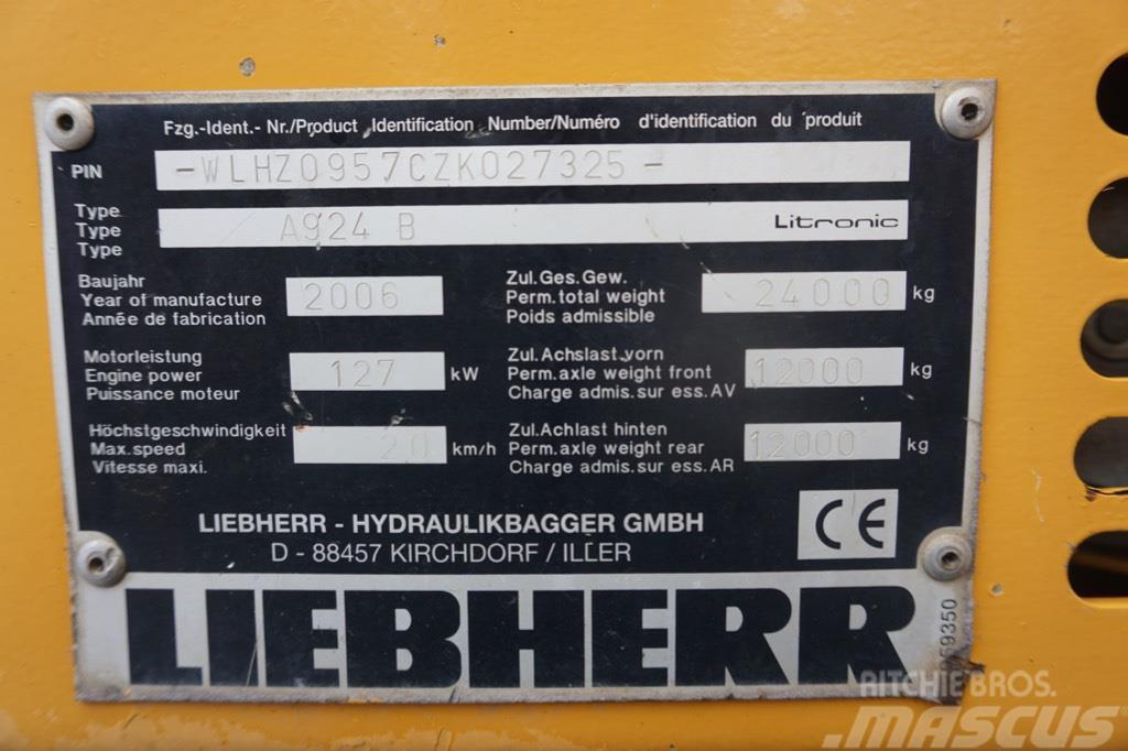 Liebherr A 924 B Litronic Waste / industry handlers