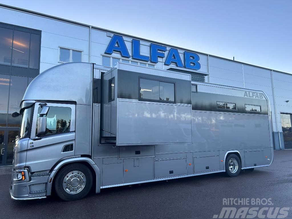 Scania P280 ALFAB Professional hästlastbil Animal transport trucks