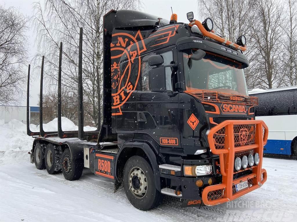 Scania R-serie Rautajouset ja keppivaihteet Timber trucks