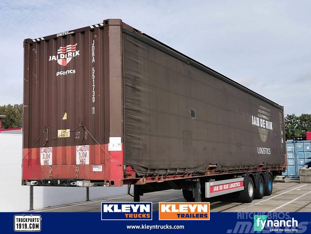  Hertoghs LPRS24 curtain container Containerframe semi-trailers