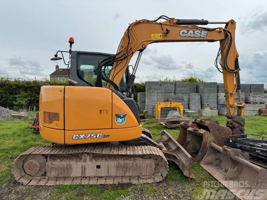 CASE CX 75 SR Midi excavators  7t - 12t