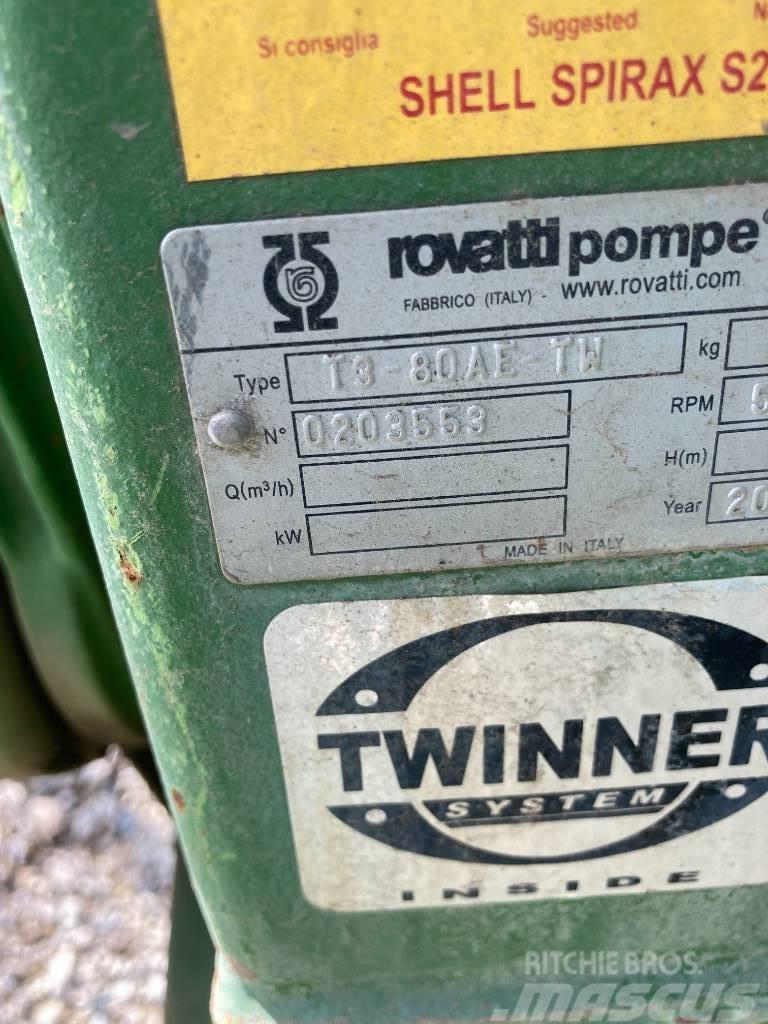 Rovatti T3 80 AE TW Irrigation pumps