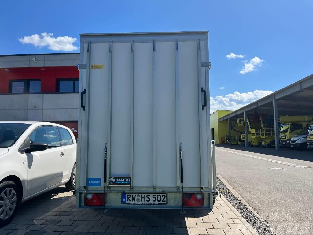  Kofferanhänger Hapert Rampe Sapphire L-1 300 x 150 Box body trailers