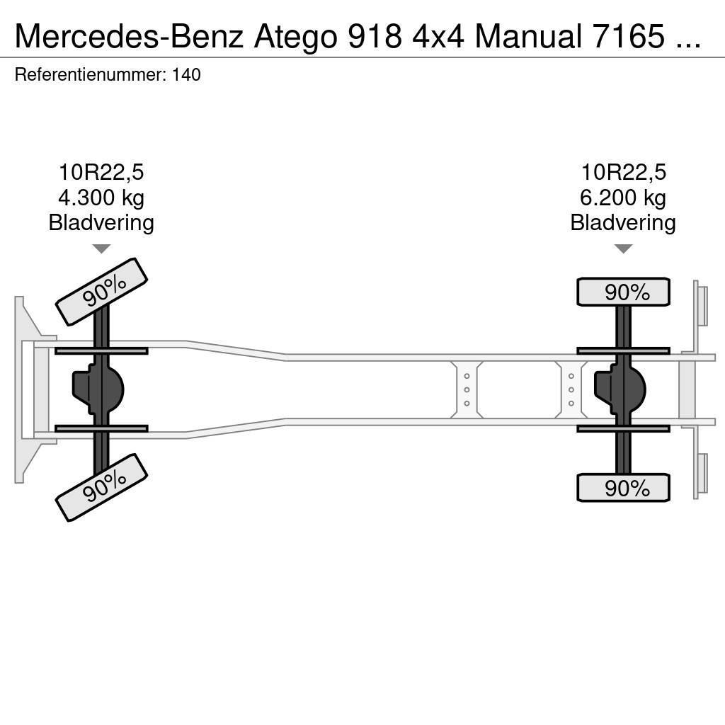 Mercedes-Benz Atego 918 4x4 Manual 7165 KM Generator Firetruck C Fire trucks