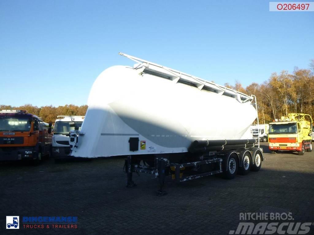 Ardor (Turbo's Hoet) Powder tank alu 39 m3 / 1 comp Tanker semi-trailers