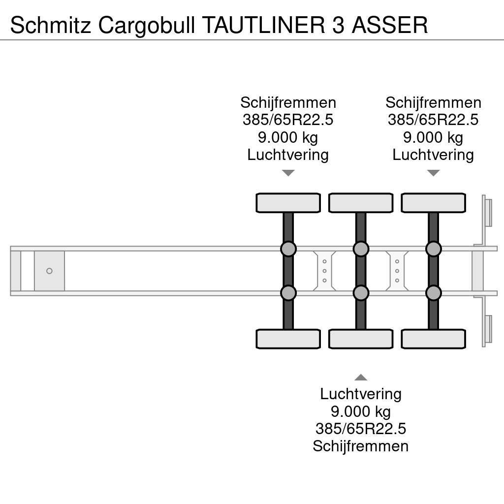 Schmitz Cargobull TAUTLINER 3 ASSER Curtainsider semi-trailers
