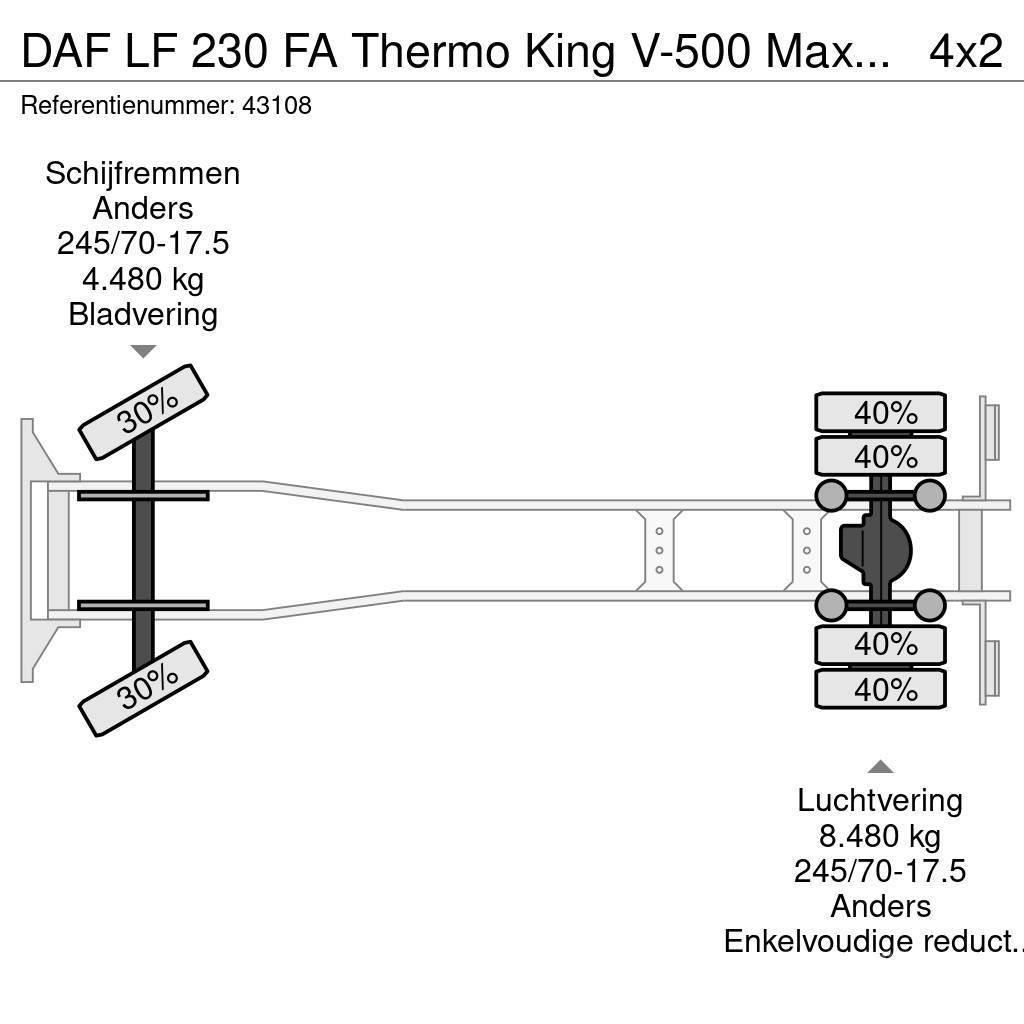DAF LF 230 FA Thermo King V-500 Max Tiefkühler Box body trucks