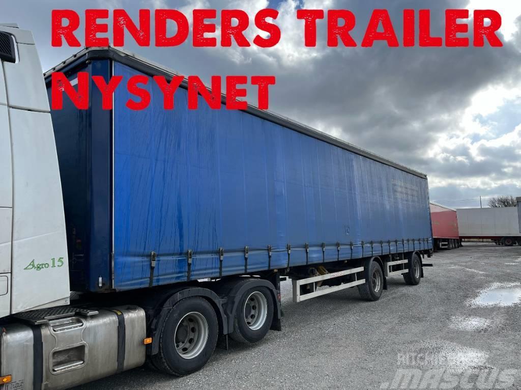 Renders 2 aksel Curtainsider semi-trailers