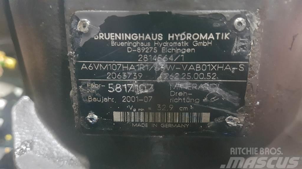 Brueninghaus Hydromatik A6VM107HA1R1/63W -Volvo L30B-Drive motor/Fahrmotor Hydraulics