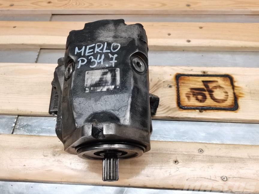 Merlo P 34.7 {Rexroth A10V} hydraulic pump Hydraulics