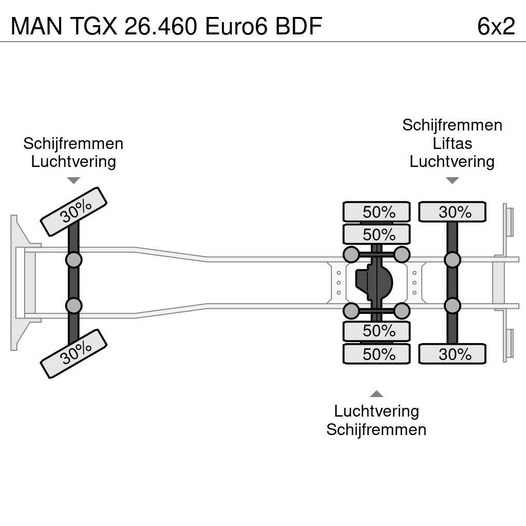 MAN TGX 26.460 Euro6 BDF Cable lift demountable trucks