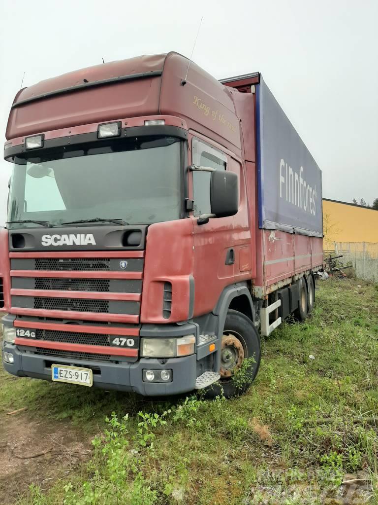 Scania R 124 Curtainsider trucks