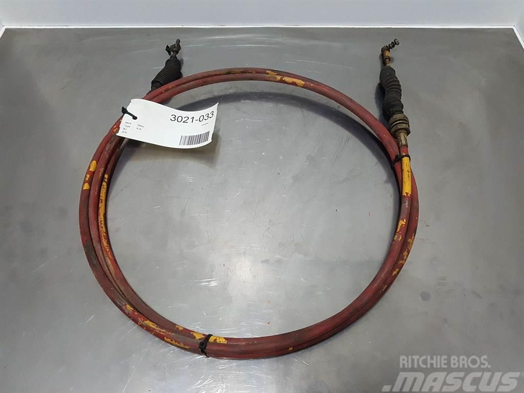 Liebherr L541-7010709-Throttle cable/Gaszug/Gaskabel Chassis and suspension
