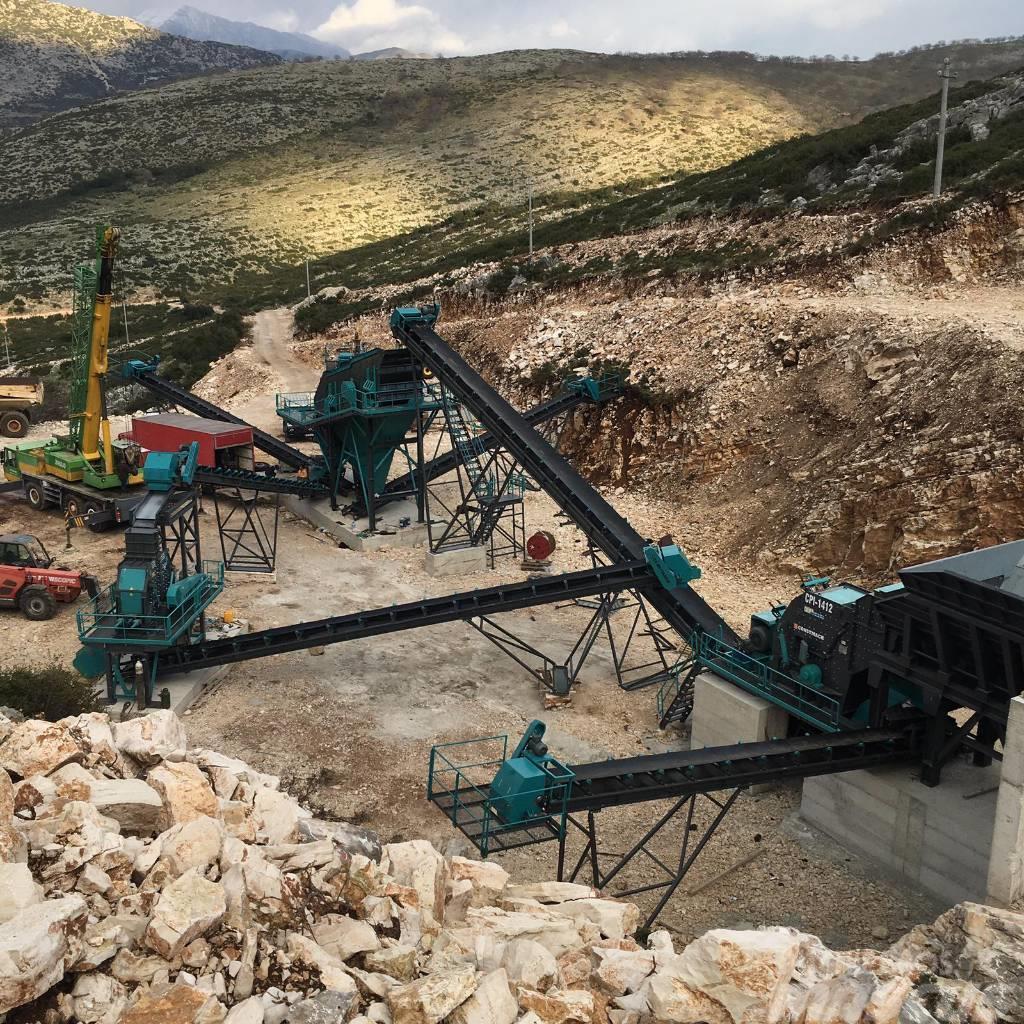 Constmach 50-1000 T/H Stationary Crushing Plant Crushers