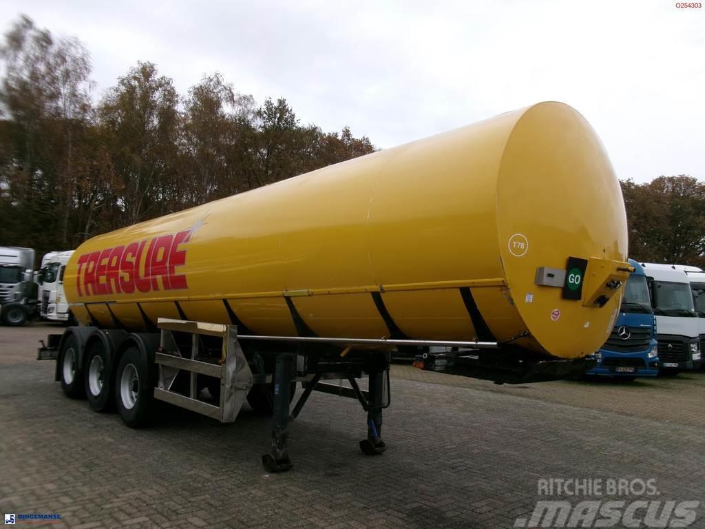  Crane Fruehauf Food (beer) tank inox 30 m3 / 2 com Tanker semi-trailers