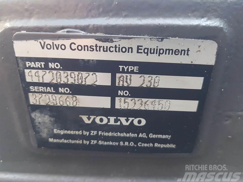 Volvo L30G-VOE15226450-ZF AV-230-Axle/Achse/As Axles