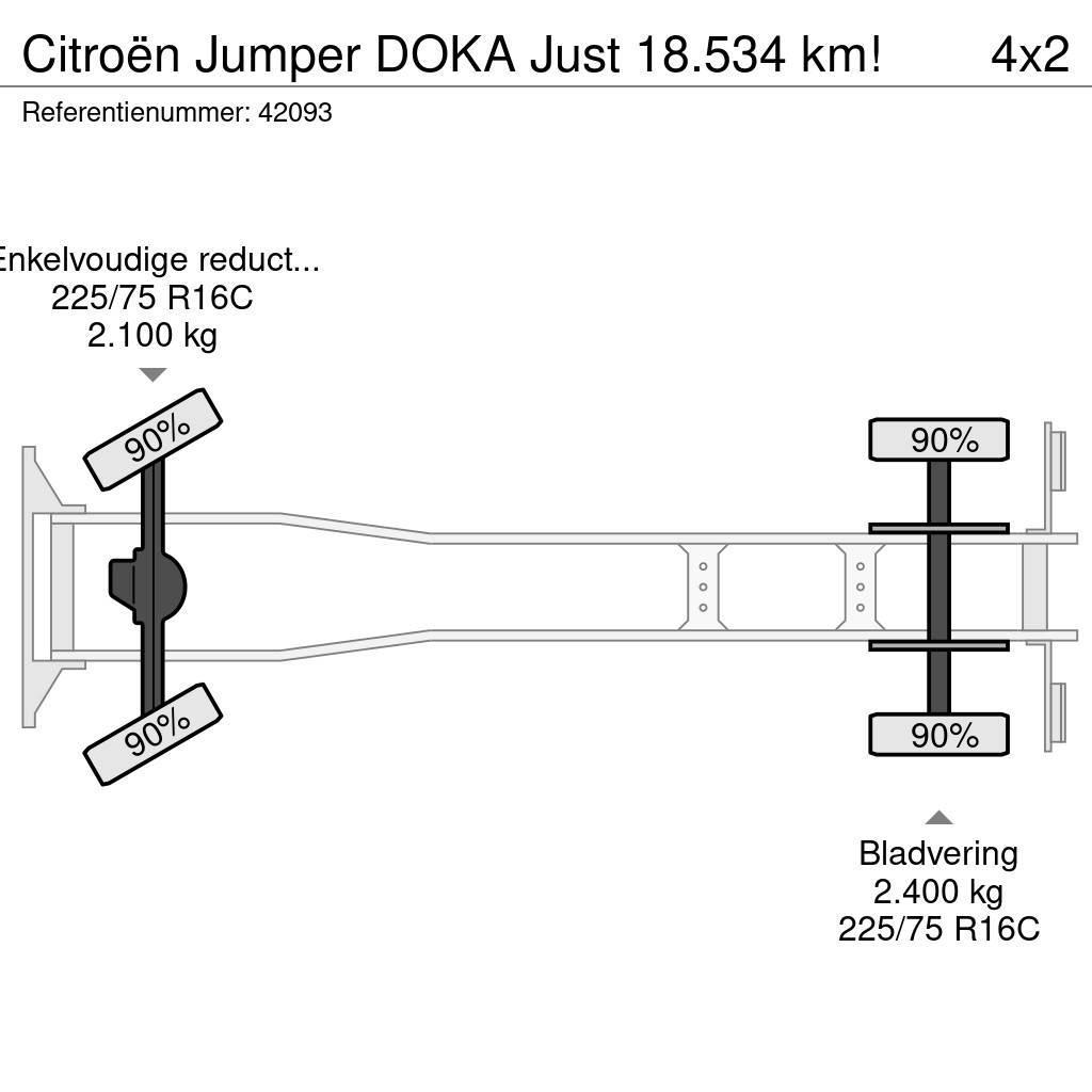 Citroën Jumper DOKA Just 18.534 km! Flatbed / Dropside trucks