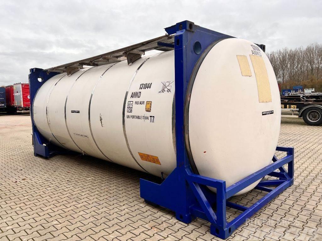  UBH, Universal Bulk Handling 31.142L, steam heatin Tank containers