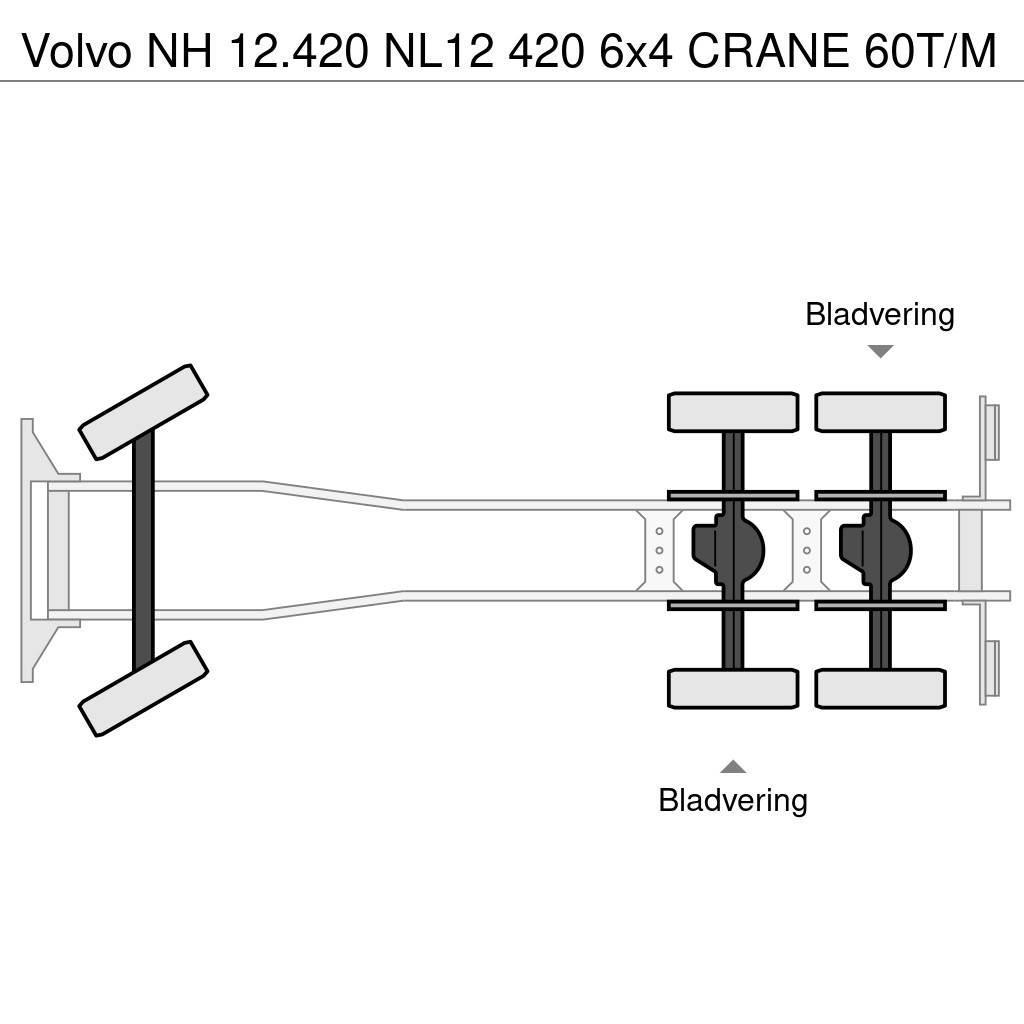 Volvo NH 12.420 NL12 420 6x4 CRANE 60T/M All terrain cranes