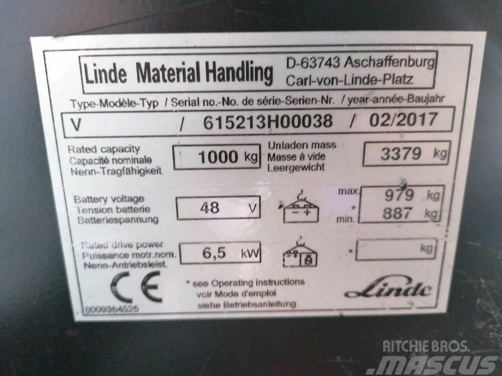 Linde V12 (5213) Low lift order picker
