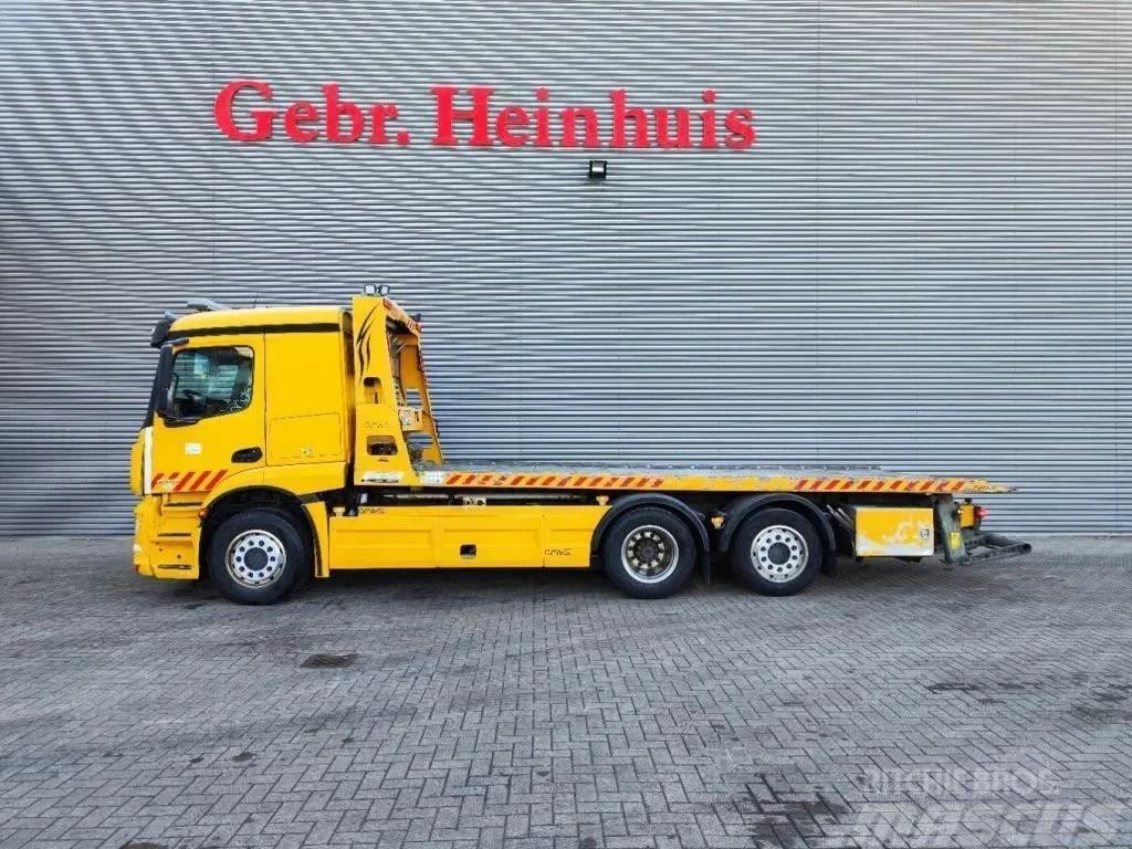Mercedes-Benz Actros 2543 6x2 Euro 6 Omars 11 Tons Plateau 5 Ton Recovery vehicles