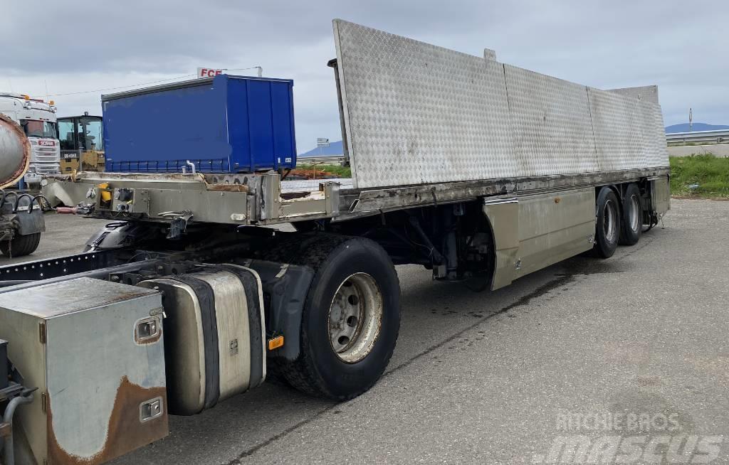 Asca S222CL EXTENSIBLE LATERALEMENT Skeletal semi-trailers