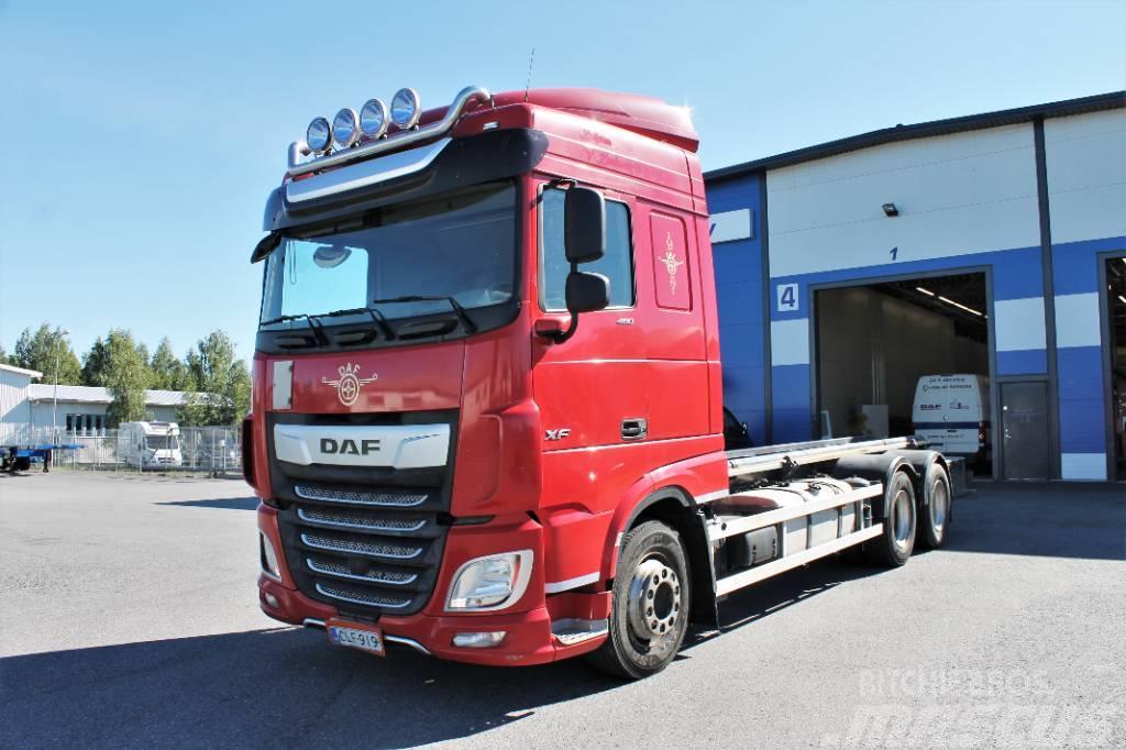 DAF XF 480 FAS 6x2 Container Frame trucks