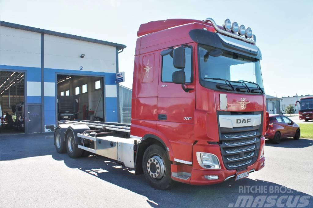 DAF XF 480 FAS 6x2 Container Frame trucks
