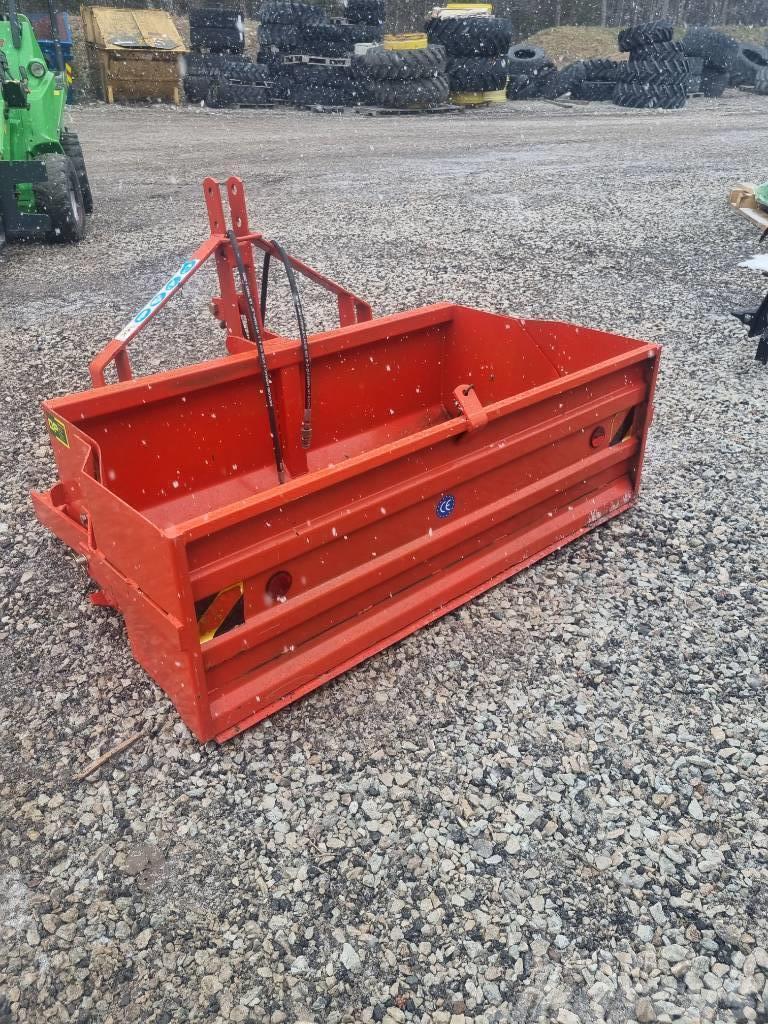  Hydraulisk skopa 3-punkt Compact tractor attachments