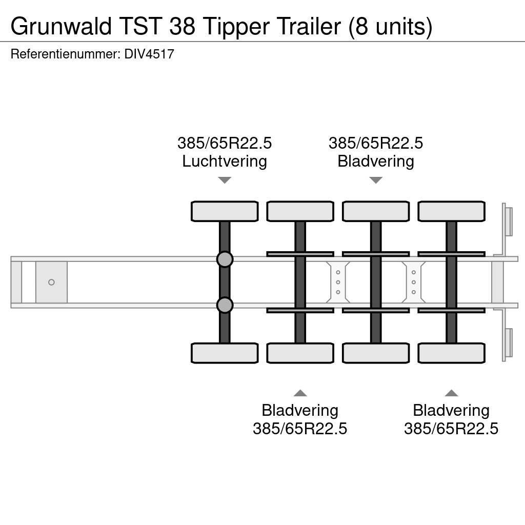 Grunwald TST 38 Tipper Trailer (8 units) Tipper semi-trailers