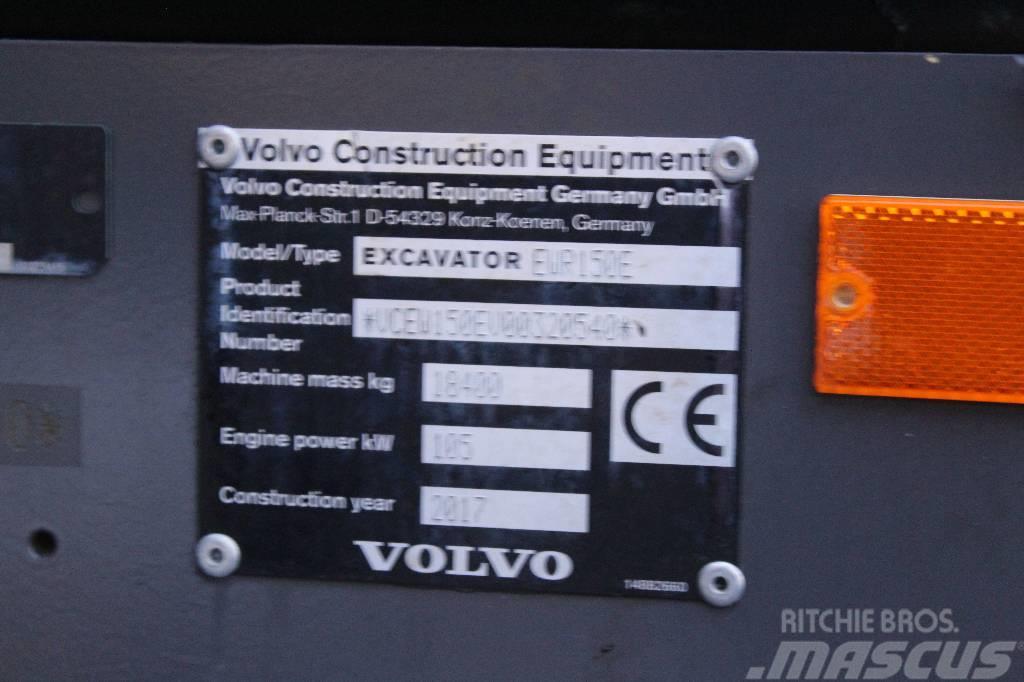 Volvo EWR 150 E / Pyörittäjä, Kauha, Rasvari Wheeled excavators