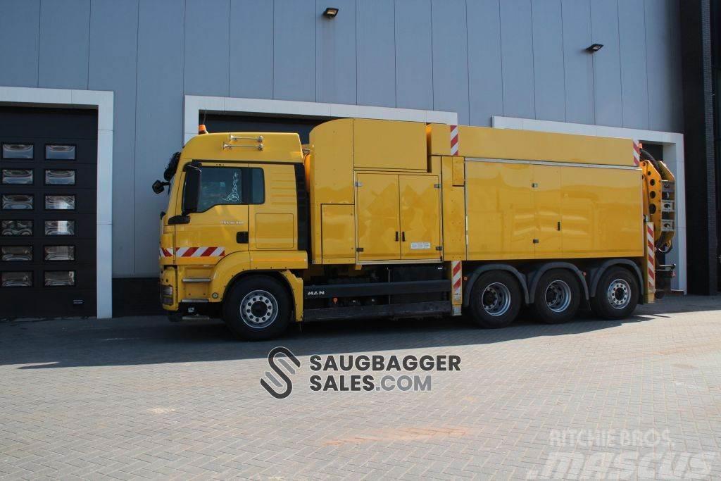 MAN MTS 2012 Saugbagger Combi / vacuum trucks