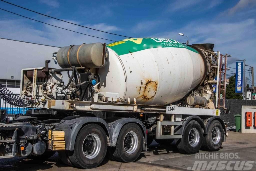  TURBO'S HOET BETON MIXER/MALAXEUR/MISCHER 10M3 +MO Other semi-trailers