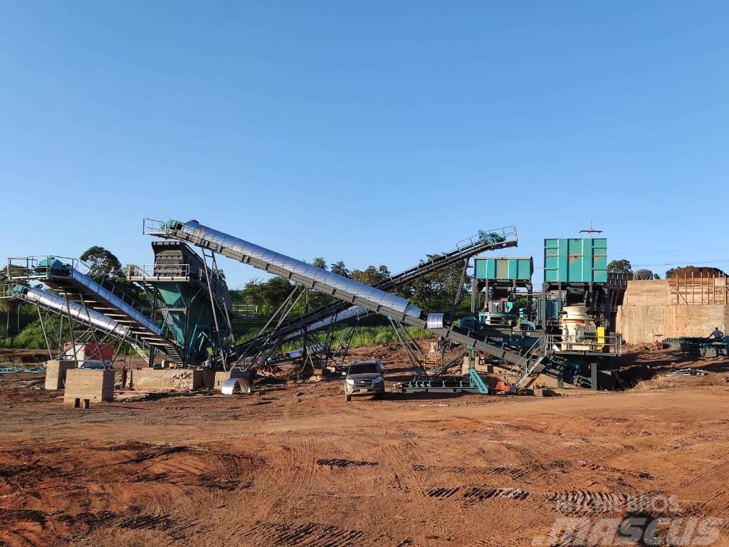 Constmach Stationary Stone Crusher Plant 300 T/H Crushers