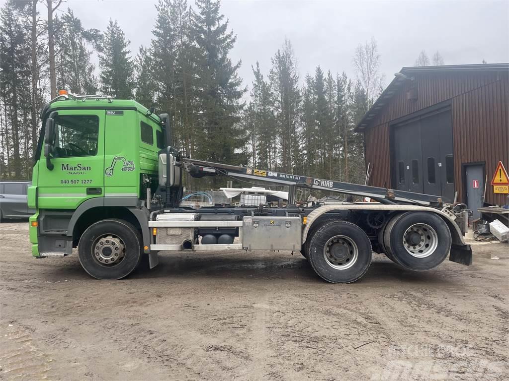 Sisu Polar DK 12-476 6x2 vaihtolava-auto Cable lift demountable trucks