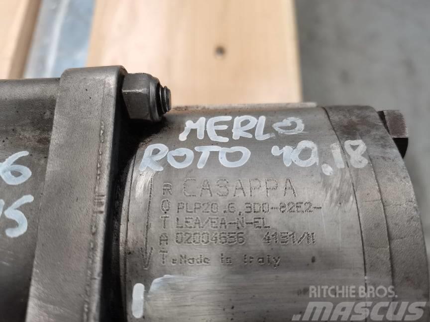 Merlo 40.18 Roto {power steering pump Casappa} Hydraulics