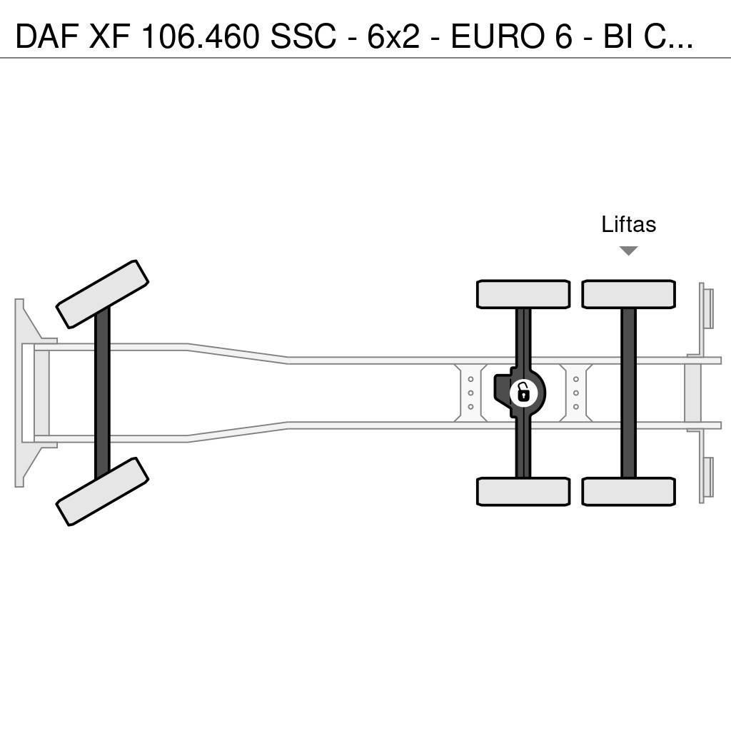DAF XF 106.460 SSC - 6x2 - EURO 6 - BI COOL- VERY GOOD Flatbed / Dropside trucks