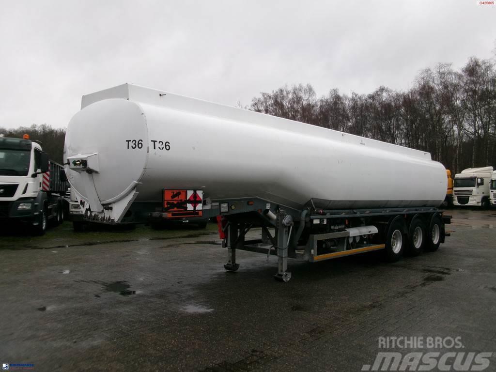  Crane Fruehauf Fuel tank alu 39 m3 / 1 comp + pump Tanker semi-trailers