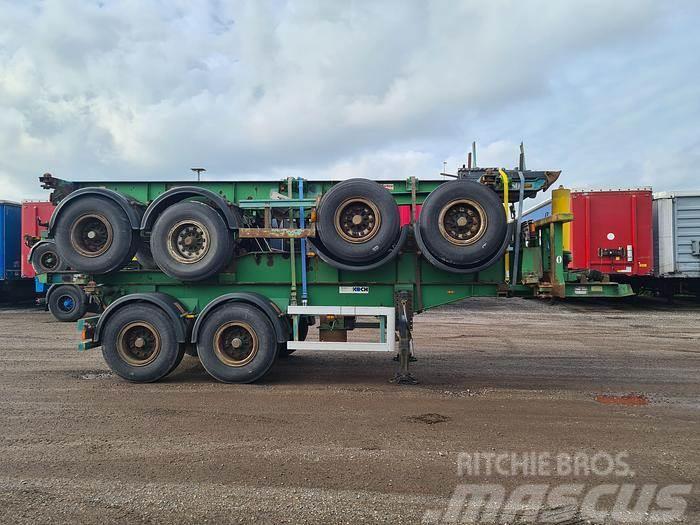  KORTEN 2 AXLE CONTAINER CHASSIS STEEL SUSPENSION B Containerframe semi-trailers